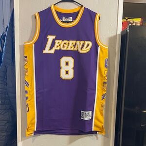 Legend #8 Basketball Jersey in Purple & Gold